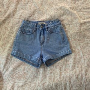 PacSun Blue denim High waisted “Mom”Shorts